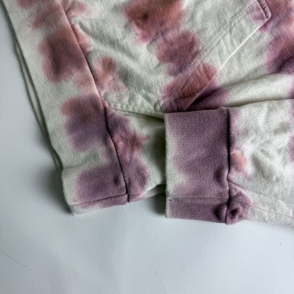 Tiny‎ Whales Girls Purple Pink Tie Dye Pullover Hoodie 100% Cotton 12-14 - Picture 4 of 6